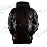 Satanic Hoodie Raglan Sleeve