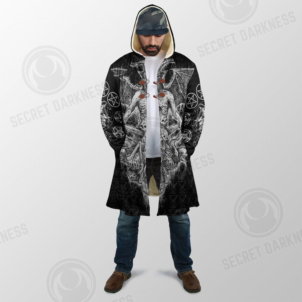 Satanic Skull Dream Coat - Plus Size Cloak (No Bag)