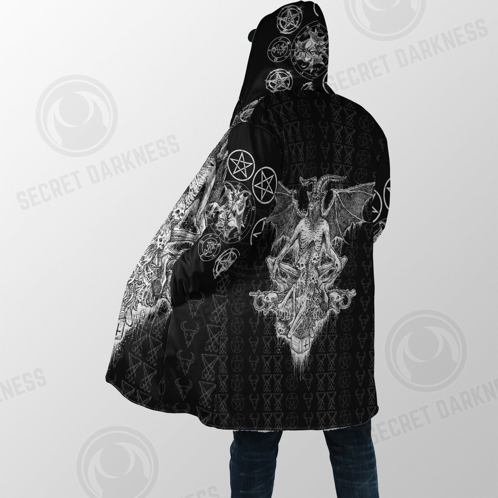 Satanic Skull Dream Coat - Plus Size Cloak (No Bag)