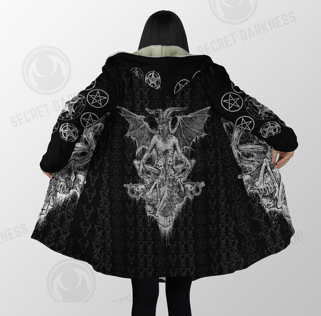 Satanic Skull Dream Coat - Plus Size Cloak (No Bag)