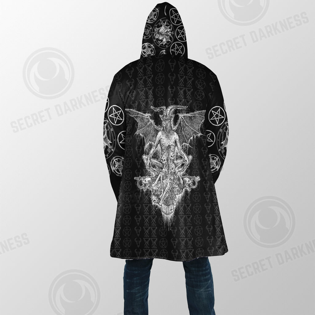 Satanic Skull Dream Coat - Plus Size Cloak (No Bag)