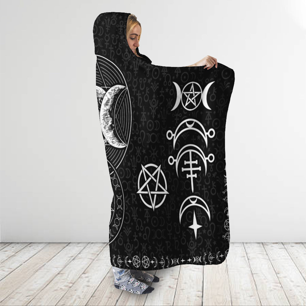 Triple Moon Hooded Blanket