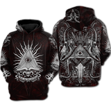 All Seeing Eye Hoodie Raglan Sleeve
