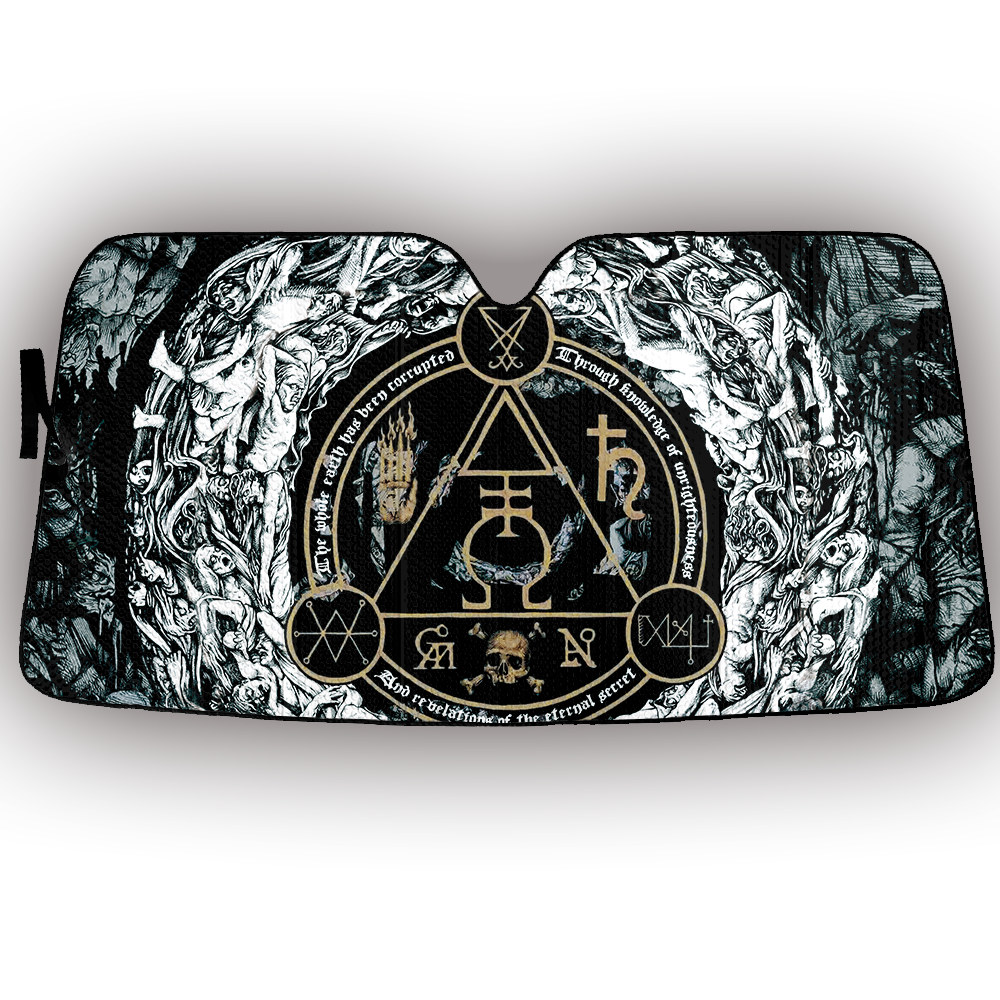 Satanic Auto Sun Shade