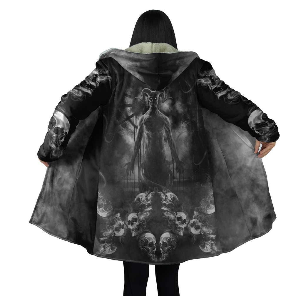 Skull Satan Dream Coat - Plus Size Cloak (No Bag)