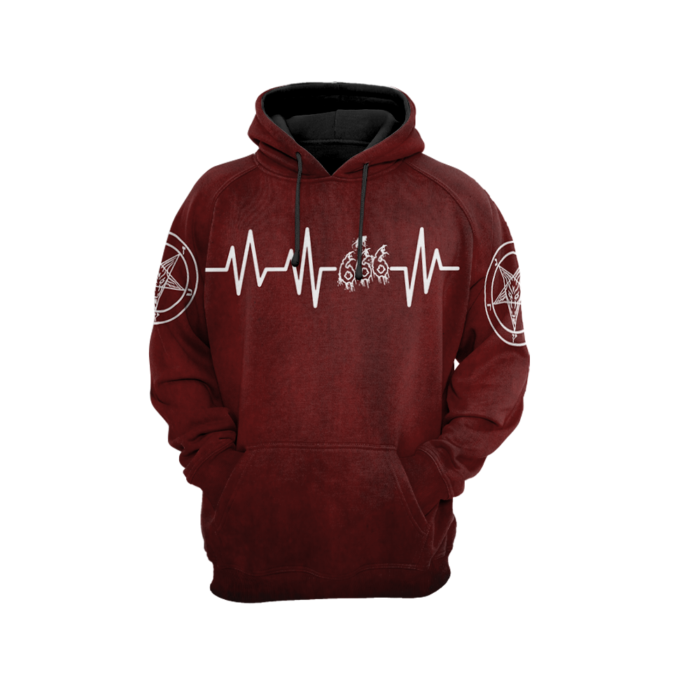 666 Hoodie Raglan Sleeve