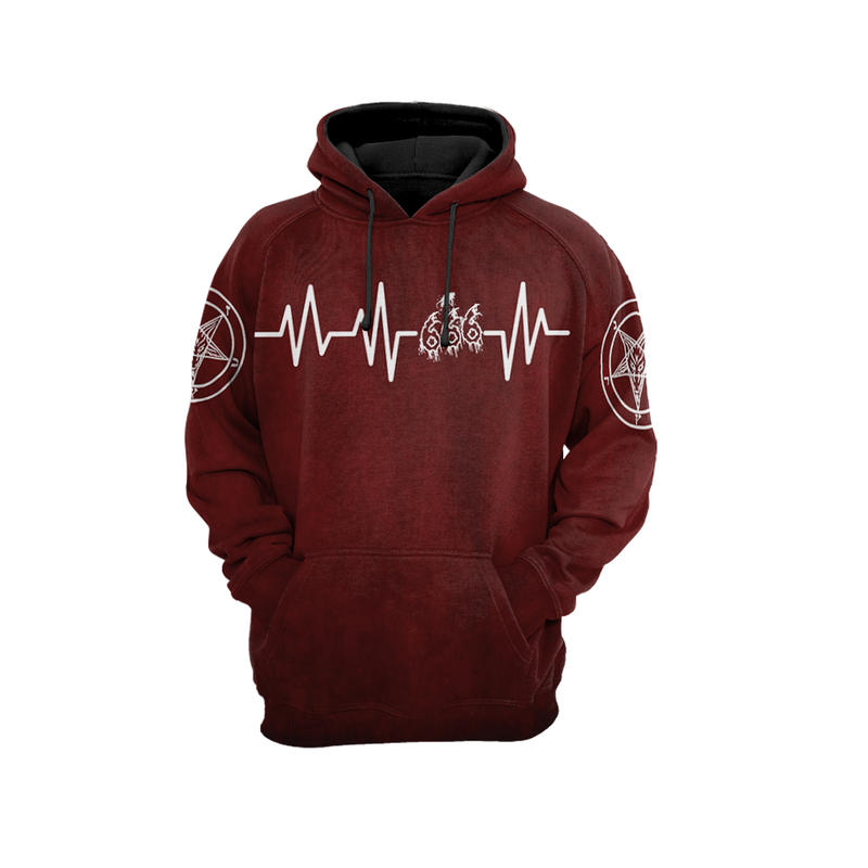 666 Hoodie Raglan Sleeve