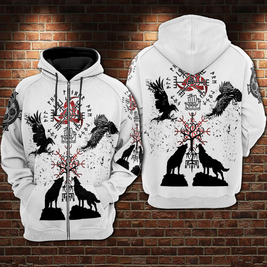 Viking H68 Hoodie Raglan Sleeve Zip-up