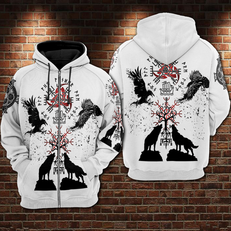 Viking H68 Hoodie Raglan Sleeve Zip-up