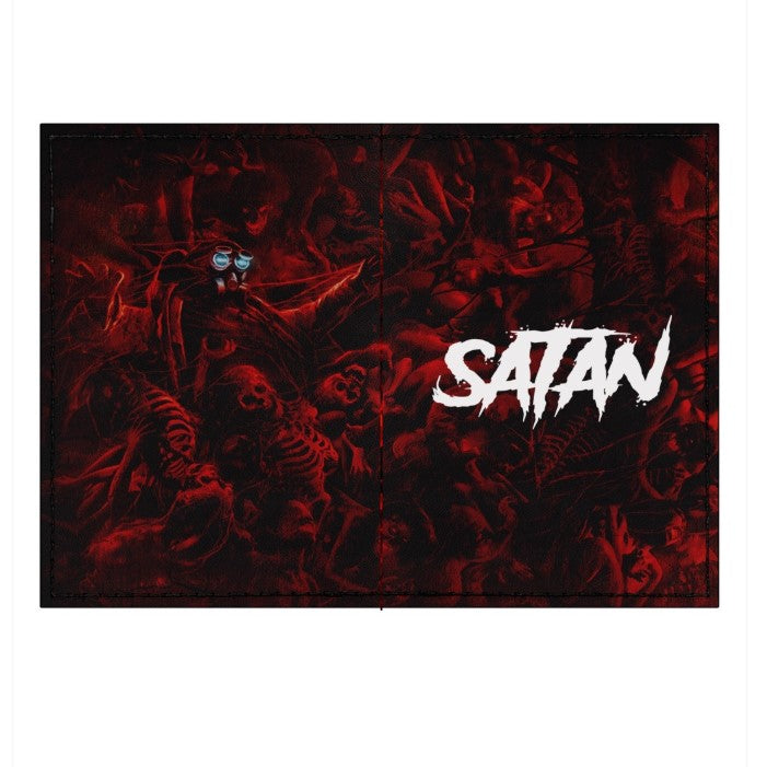SATAN 2 LEATHER NOTEBOOK - PASSPORT HOLDER - WALLET