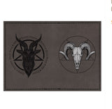 BAPHOMET LEATHER NOTEBOOK - PASSPORT HOLDER - WALLET
