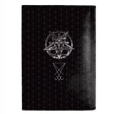 SATANIC 5 LETTERS LEATHER NOTEBOOK - PASSPORT HOLDER - WALLET