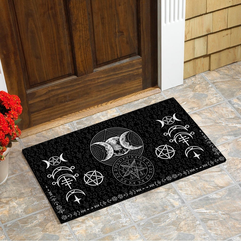 Triple Moon Doormat