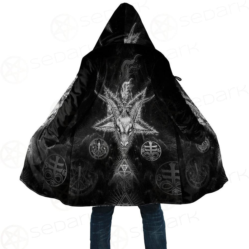 3D ALL OVER SATANIC Cloak with bag