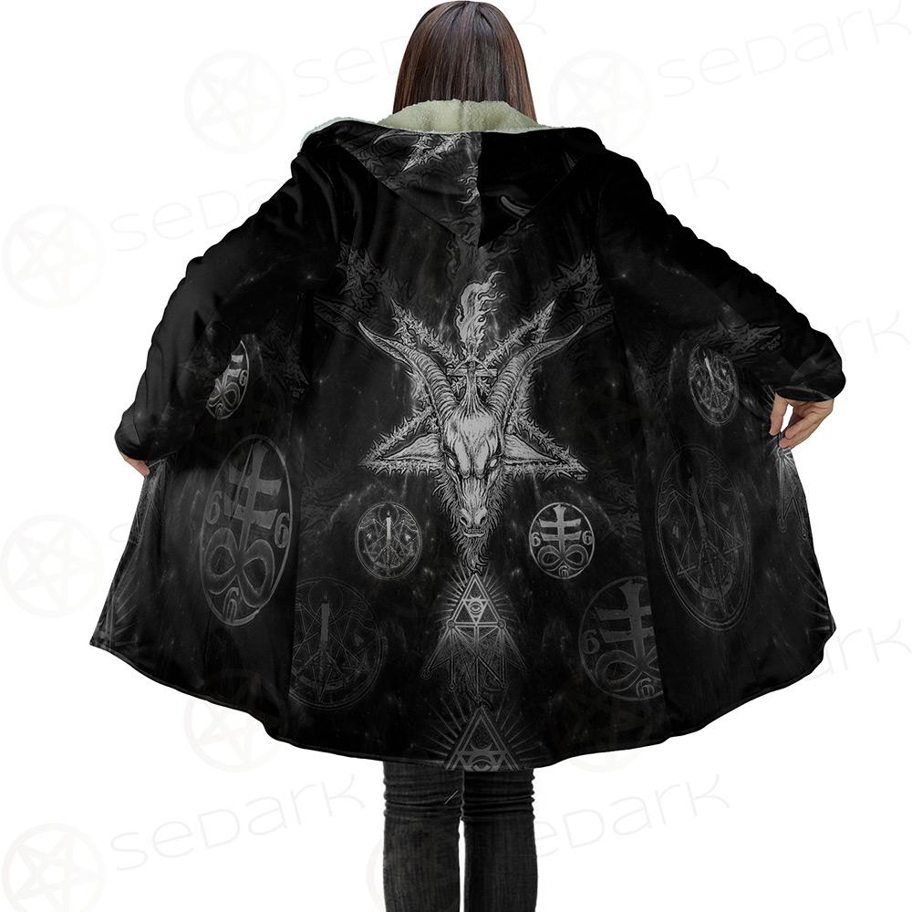 3D ALL OVER SATANIC  Cloak no bag