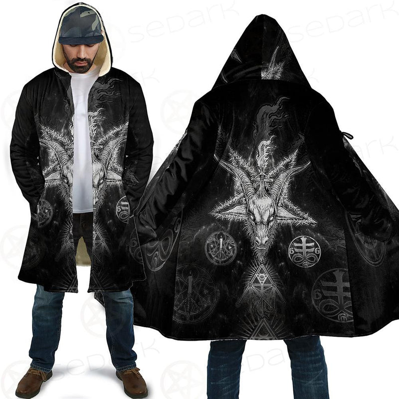 3D ALL OVER SATANIC Cloak with bag