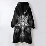 3D ALL OVER SATANIC Oversized Sherpa Blanket Hoodie