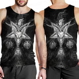 3D ALL OVER SATANIC Men Tank-tops