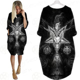 3D ALL OVER SATANIC Batwing Pocket Dress