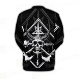 3D All Over Satanic Skull SDN-1002 Button Jacket