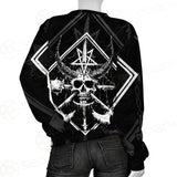 3D All Over Satanic Skull SDN-1002 Unisex Sweatshirt
