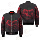 Dark Red Rose SDN-1003 Bomber Jacket