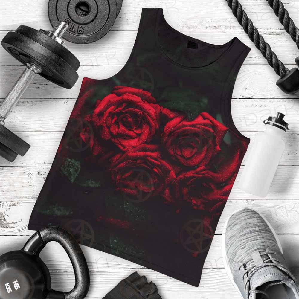 Dark Red Rose SDN-1003 Men Tank-tops