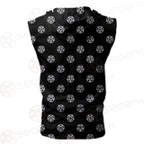 Pentagram Star SDN-1007 Zip Sleeveless Hoodie