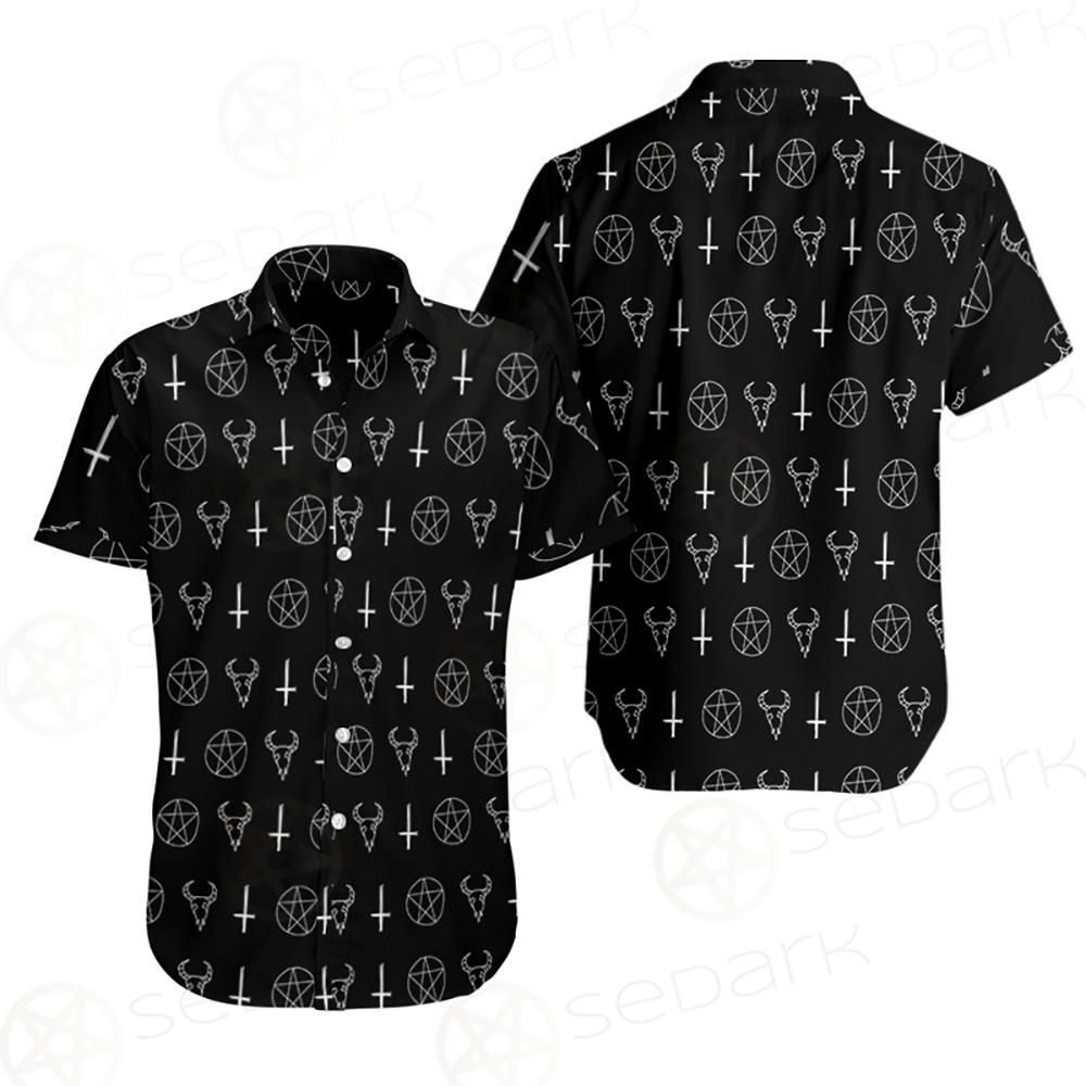 Satanic Symbol Shirt Allover