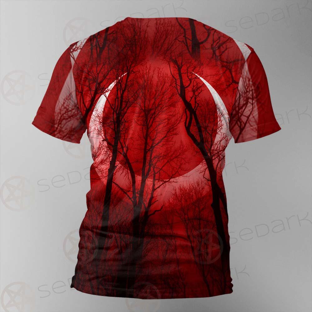Dark Scary Forest SDN-1010 Unisex T-shirt