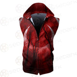 Dark Scary Forest SDN-1010 Zip Sleeveless Hoodie