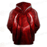 Dark Scary Forest SDN-1010 Hoodie Raglan