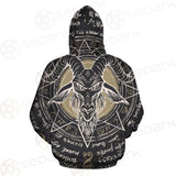 The Symbol Baphomet Of Satanism Baphomet SDN-1013 Hoodie Allover
