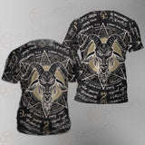 The Symbol Baphomet Of Satanism Baphomet SDN-1013 Unisex T-shirt