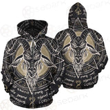 The Symbol Baphomet Of Satanism Baphomet SDN-1013 Zip-up Hoodies