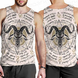 Horned Goat And Octagonal Star SDN-1014 Men Tank-tops
