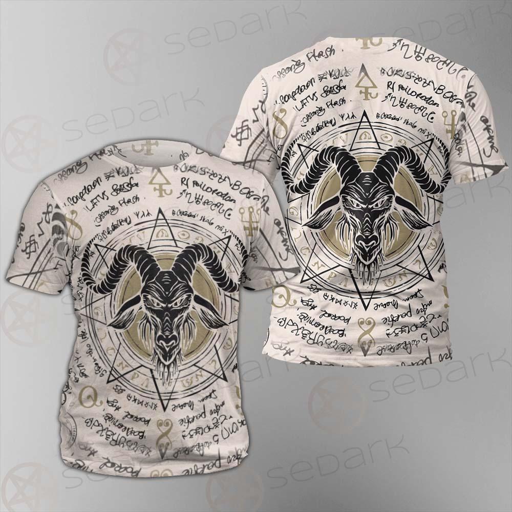 Horned Goat And Octagonal Star SDN-1014 Unisex T-shirt