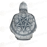 Goat Skulls And Star Rays SDN-1015 Hoodie Allover
