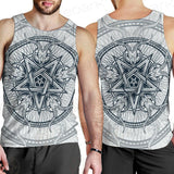 Goat Skulls And Star Rays SDN-1015 Men Tank-tops