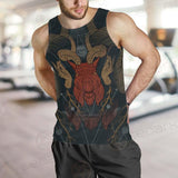 Head Satan Goat Occult SDN-1017 Men Tank-tops