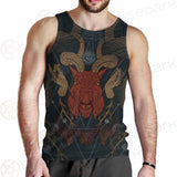 Head Satan Goat Occult SDN-1017 Men Tank-tops