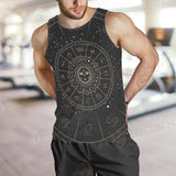 Vector Illustration Set Of Moon Phases SDN-1018 Men Tank-tops