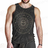 Vector Illustration Set Of Moon Phases SDN-1018 Men Tank-tops
