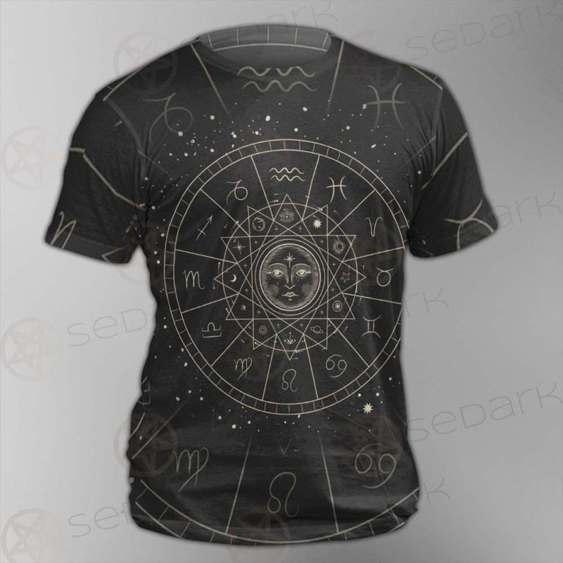 Vector Illustration Set Of Moon Phases SDN-1018 Unisex T-shirt