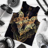 Satanic Goat Head SDN-1020 Men Tank-tops