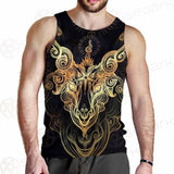 Satanic Goat Head SDN-1020 Men Tank-tops