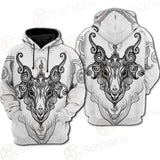 Vector Illustration Isolated SDN-1023 Hoodie Raglan