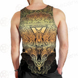 Pentagram Sign Head Of Demon Baphomet SDN-1024 Men Tank-tops