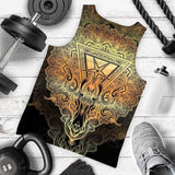 Pentagram Sign Head Of Demon Baphomet SDN-1024 Men Tank-tops