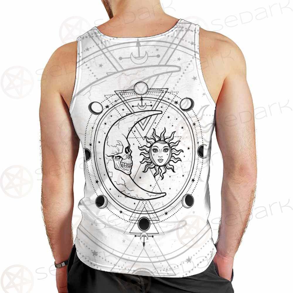 Circle Of A Phase Of The Moon SDN-1025 Men Tank-tops